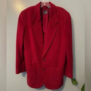Elegant Red Blazer